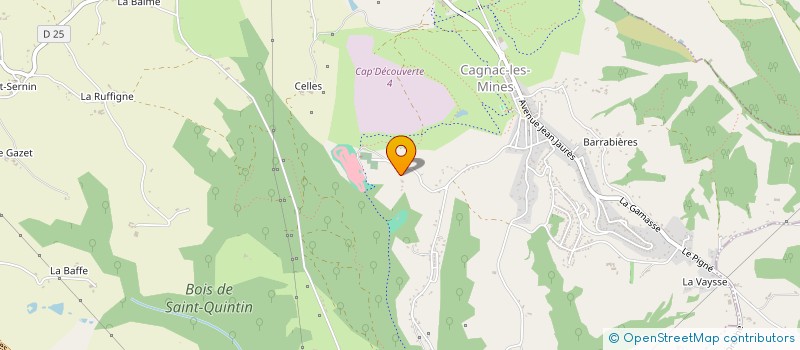 localisation de l'entreprise MONSIEUR ALOIS CHAUDESAIGUES COSTUMERO  CAGNAC-LES-MINES