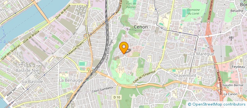 localisation de l'entreprise MONSIEUR ALOIS DEBANDE  CENON