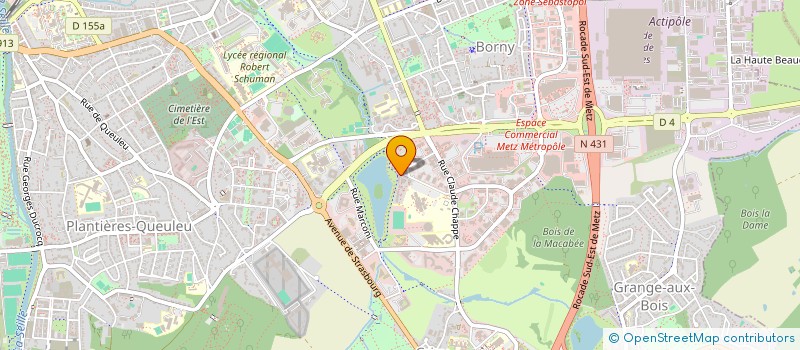 localisation de l'entreprise MONSIEUR ALOIS DERVILLE  METZ