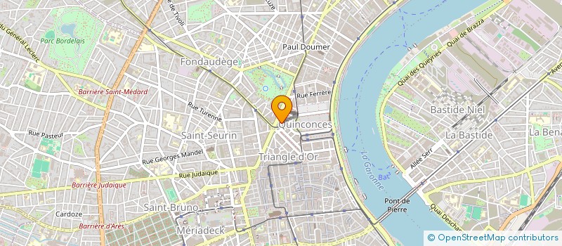 localisation de l'entreprise MONSIEUR ALOIS DUPUY  BORDEAUX