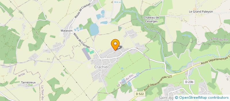 localisation de l'entreprise MONSIEUR ALOIS GENTY  CRACHIER