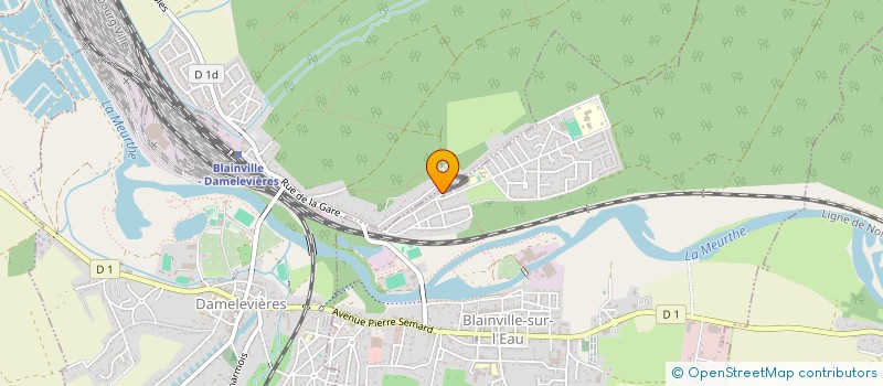 localisation de l'entreprise MONSIEUR ALOIS HACQUIN  DAMELEVIERES