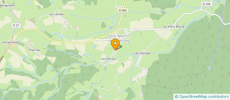 localisation de l'entreprise MONSIEUR ALOIS MAFFRE  SAINT-MARTIN-DE-SALENCEY