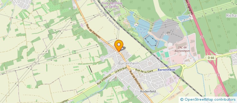 localisation de l'entreprise MONSIEUR ALOIS MAIRE  BARTENHEIM