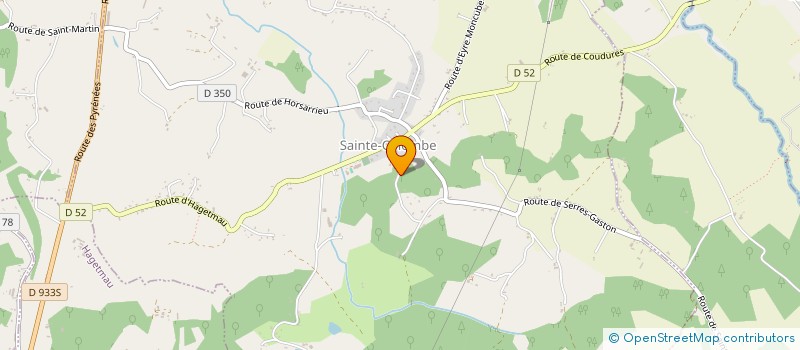 localisation de l'entreprise MONSIEUR ALOIS MARCET  SAINTE-COLOMBE