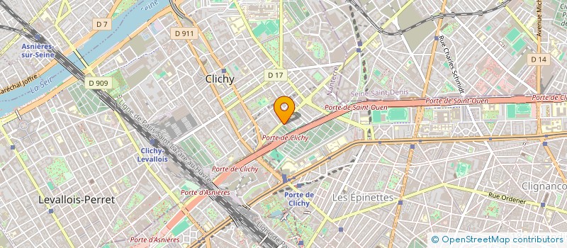 localisation de l'entreprise MONSIEUR ALOIS MARTIN à CLICHY