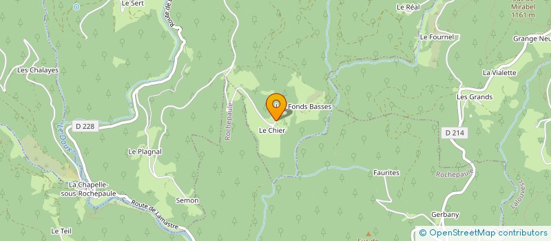 localisation de l'entreprise MONSIEUR ALOIS MARTINAT  SAINT-PIERRE-SUR-DOUX