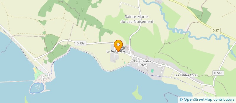 localisation de l'entreprise MONSIEUR ALOIS MONTAGNE  SAINTE-MARIE-DU-LAC-NUISEMENT