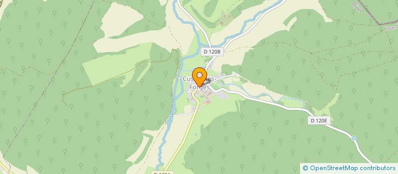 localisation de l'entreprise MONSIEUR ALOIS PERROT  CUSSEY-LES-FORGES