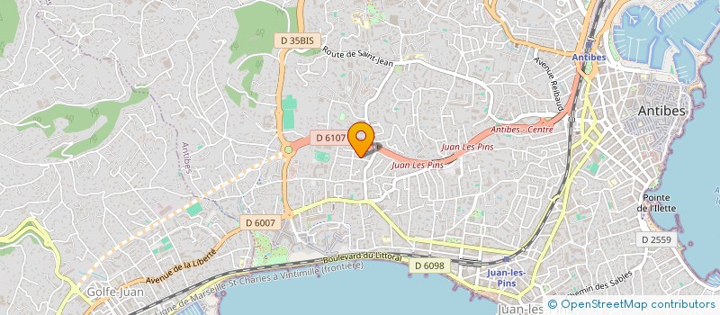 localisation de l'entreprise MONSIEUR ALOIS PLATZGUMMER à ANTIBES