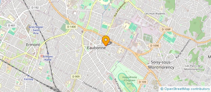 localisation de l'entreprise MONSIEUR ALOISE BITOUALA à EAUBONNE