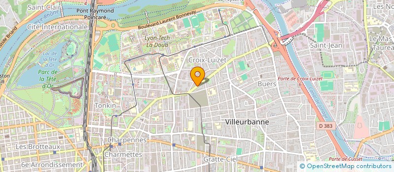 localisation de l'entreprise MONSIEUR ALONE DRAY  VILLEURBANNE