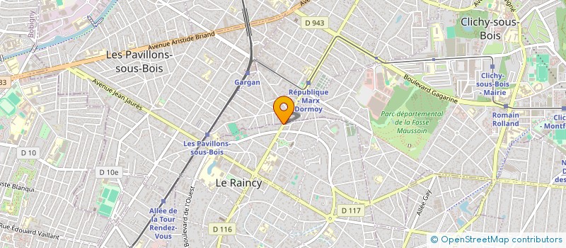 localisation de l'entreprise MONSIEUR ALONE FITOUSSI  LE RAINCY