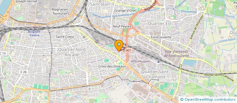 localisation de l'entreprise MONSIEUR ALONSO ALONSO PERNIA  AVIGNON