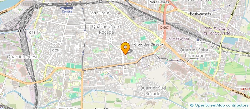 localisation de l'entreprise MONSIEUR ALONSO ENRIQUE MORALES HERRERA  AVIGNON