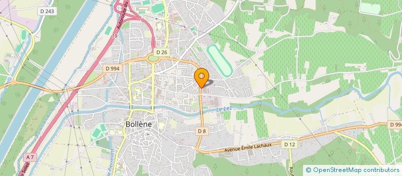 localisation de l'entreprise MONSIEUR ALONSO GARCIA  BOLLENE