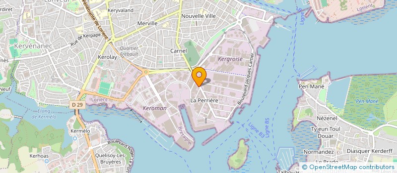 localisation de l'entreprise MONSIEUR ALONSO VALBUENA RAMIREZ à LORIENT