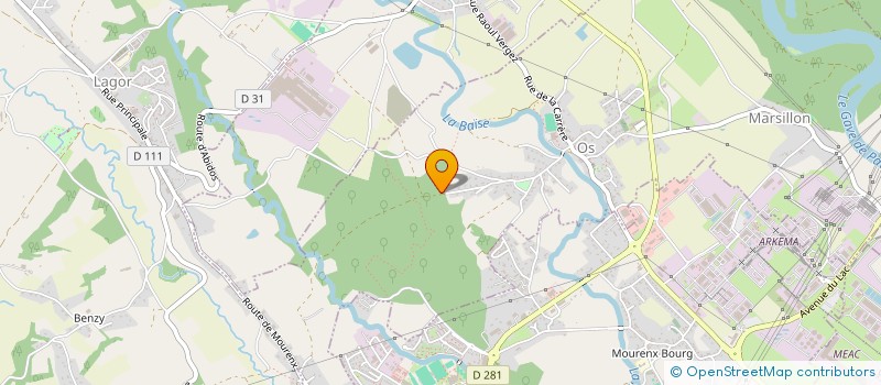 localisation de l'entreprise MONSIEUR ALONZO HELFRICK  OS-MARSILLON