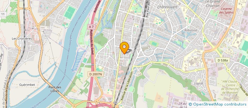 localisation de l'entreprise MONSIEUR ALONZO PEREIRA  VALENCE