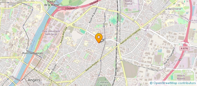 localisation de l'entreprise MONSIEUR ALOU CISSOKO à ANGERS