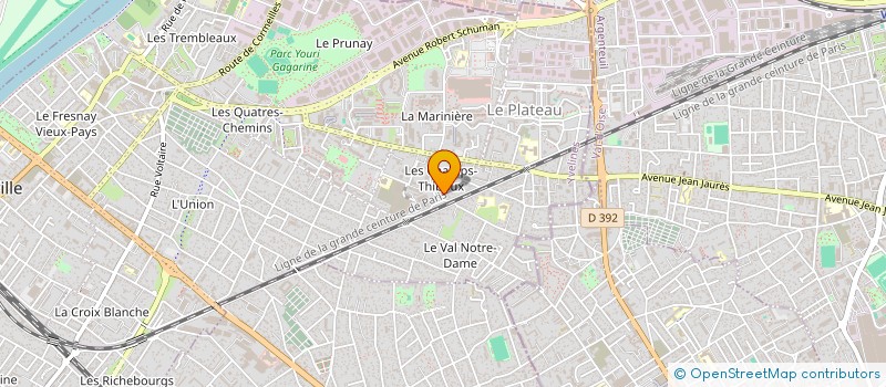 localisation de l'entreprise MONSIEUR ALOU DIALLO  SARTROUVILLE