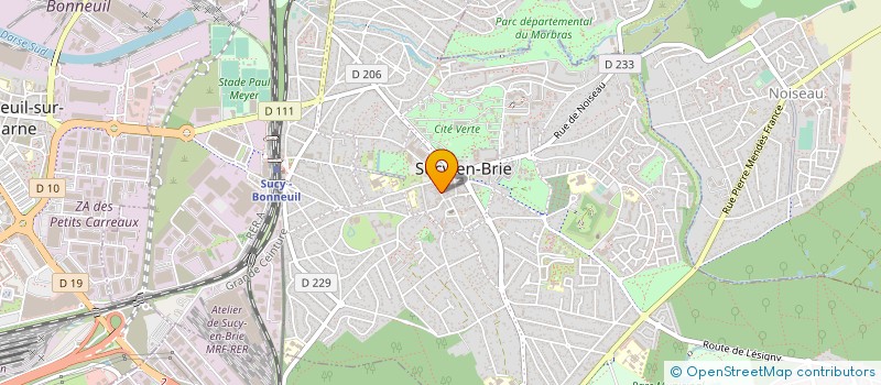 localisation de l'entreprise MONSIEUR ALOUMOU BILIGUI  SUCY-EN-BRIE