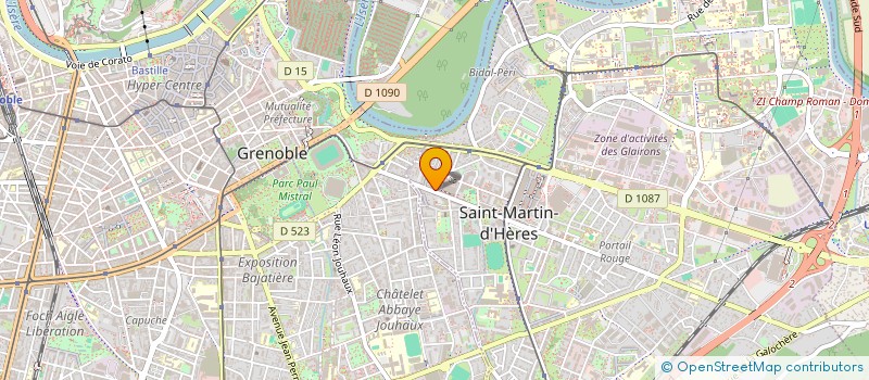 localisation de l'entreprise MONSIEUR ALOWAHONE MIGAN  SAINT-MARTIN-D'HERES