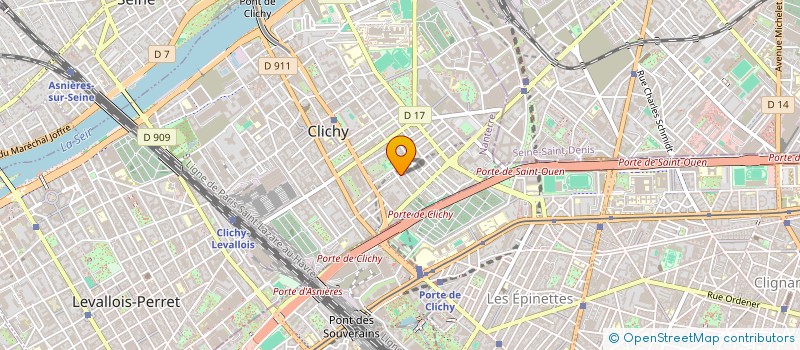 localisation de l'entreprise MONSIEUR ALOYS COLLARD à CLICHY