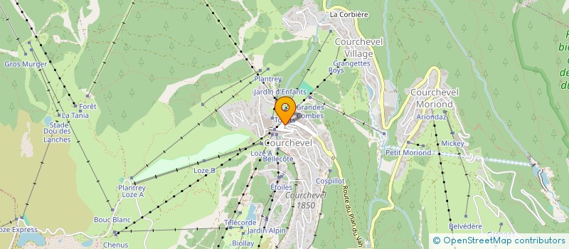 localisation de l'entreprise MONSIEUR ALOYS MAIN à COURCHEVEL