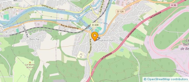 localisation de l'entreprise MONSIEUR ALOYS MOREL  VOUJEAUCOURT