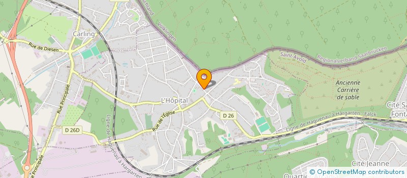 localisation de l'entreprise MONSIEUR ALOYSE MEYER  L'HOPITAL