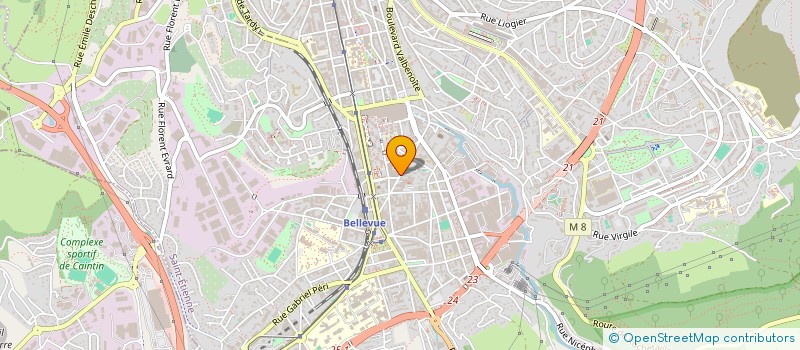 localisation de l'entreprise MONSIEUR ALOZAI HOTAK  SAINT-ETIENNE