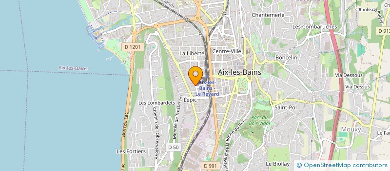 localisation de l'entreprise MONSIEUR ALP HANOKA HUBES  AIX-LES-BAINS