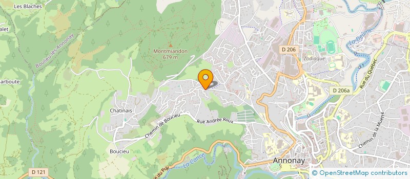 localisation de l'entreprise MONSIEUR ALPARSLAN CETIN  ANNONAY