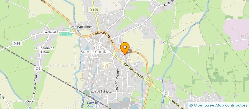 localisation de l'entreprise MONSIEUR ALPARSLAN ERCALISKAN  SURY-LE-COMTAL