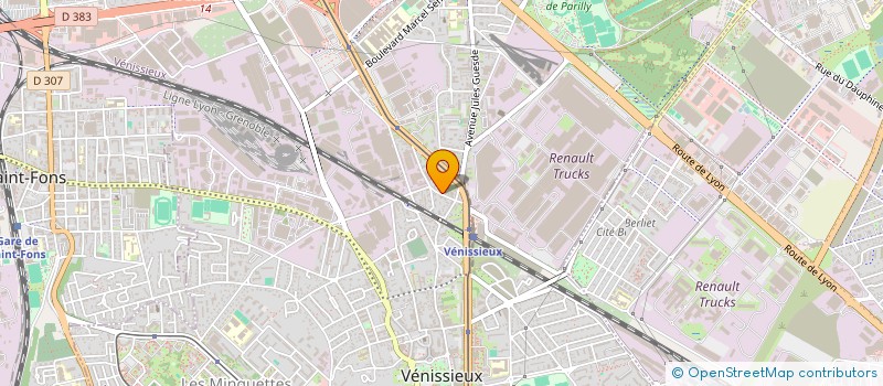 localisation de l'entreprise MONSIEUR ALPASLAN UNSAL  VENISSIEUX