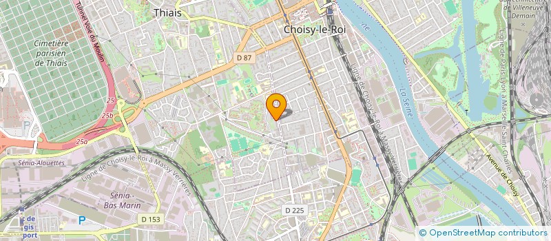 localisation de l'entreprise MONSIEUR ALPER AKDEMIR  CHOISY-LE-ROI