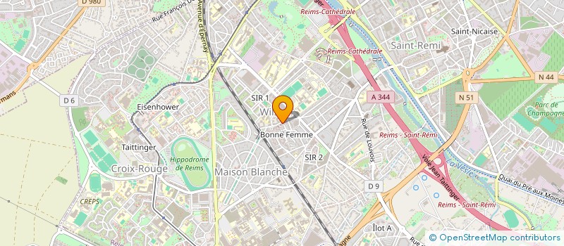 localisation de l'entreprise MONSIEUR ALPER SERBEST à REIMS