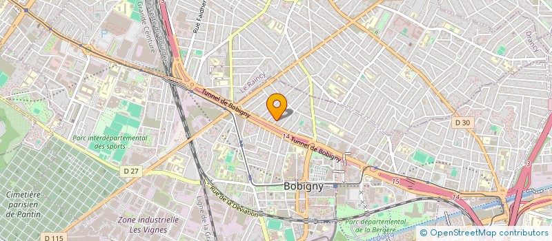 localisation de l'entreprise MONSIEUR ALPER YAZICI  BOBIGNY