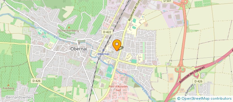 localisation de l'entreprise MONSIEUR ALPEREN KARASAN  OBERNAI