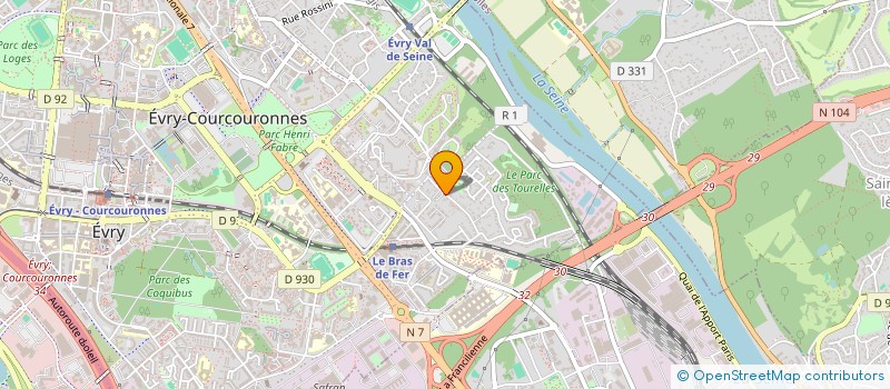 localisation de l'entreprise MONSIEUR ALPEREN KORKMAZ à EVRY-COURCOURONNES