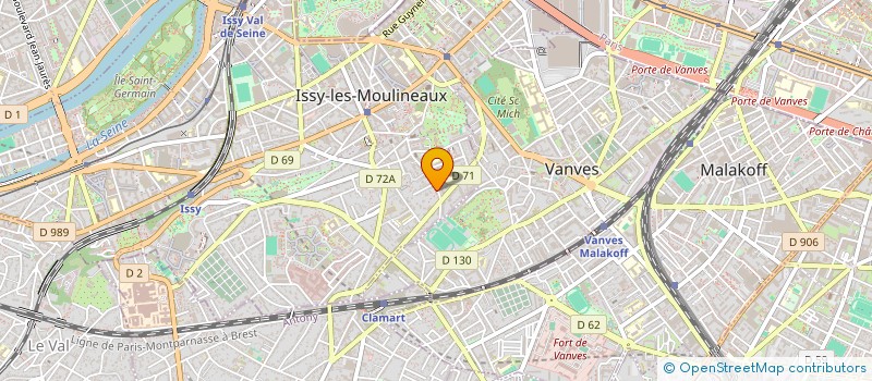 localisation de l'entreprise MONSIEUR ALPHA AMADOU BAH à ISSY-LES-MOULINEAUX