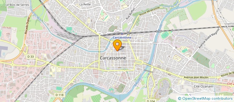 localisation de l'entreprise MONSIEUR ALPHA AMADOU BARRY  CARCASSONNE