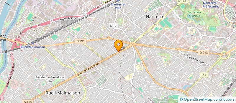 localisation de l'entreprise MONSIEUR ALPHA AMADOU DIALLO  NANTERRE