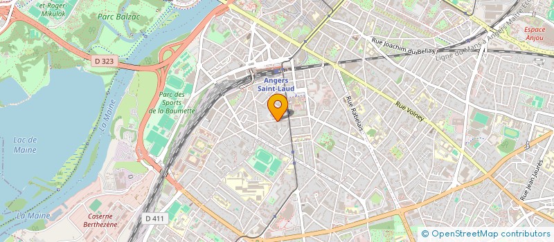 localisation de l'entreprise MONSIEUR ALPHA AMIROU DIALLO à ANGERS