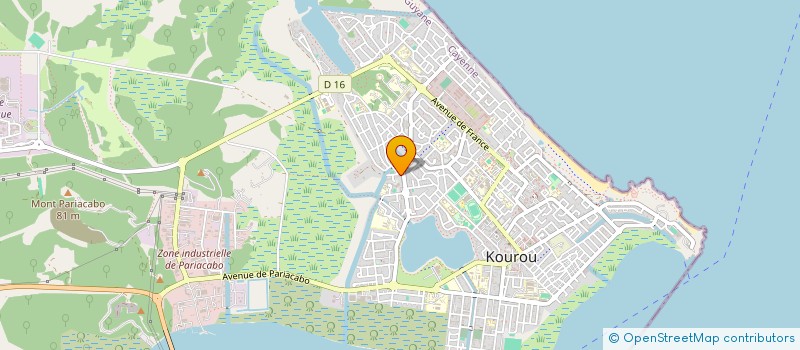 localisation de l'entreprise MONSIEUR ALPHA AUGUSTIN  KOUROU