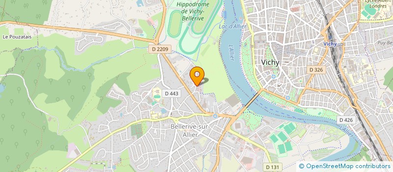 localisation de l'entreprise MONSIEUR ALPHA BAGAYOKO  BELLERIVE-SUR-ALLIER