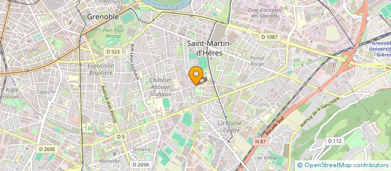 localisation de l'entreprise MONSIEUR ALPHA BAH  SAINT-MARTIN-D'HERES