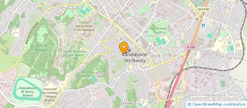 localisation de l'entreprise MONSIEUR ALPHA BAH  VANDUVRE-LES-NANCY