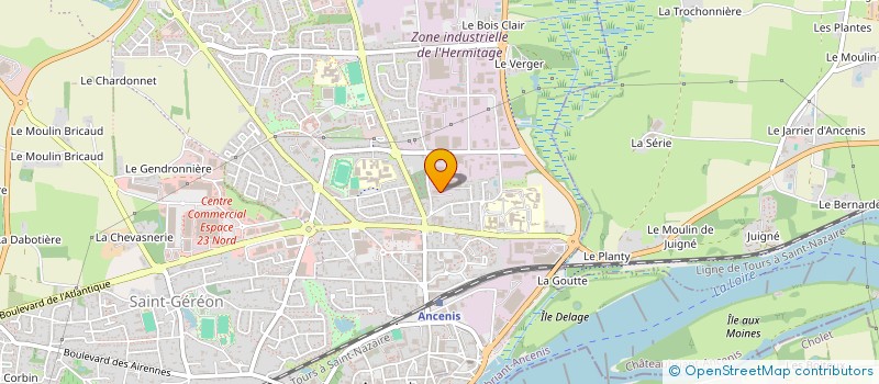 localisation de l'entreprise MONSIEUR ALPHA BAH  ANCENIS-SAINT-GEREON